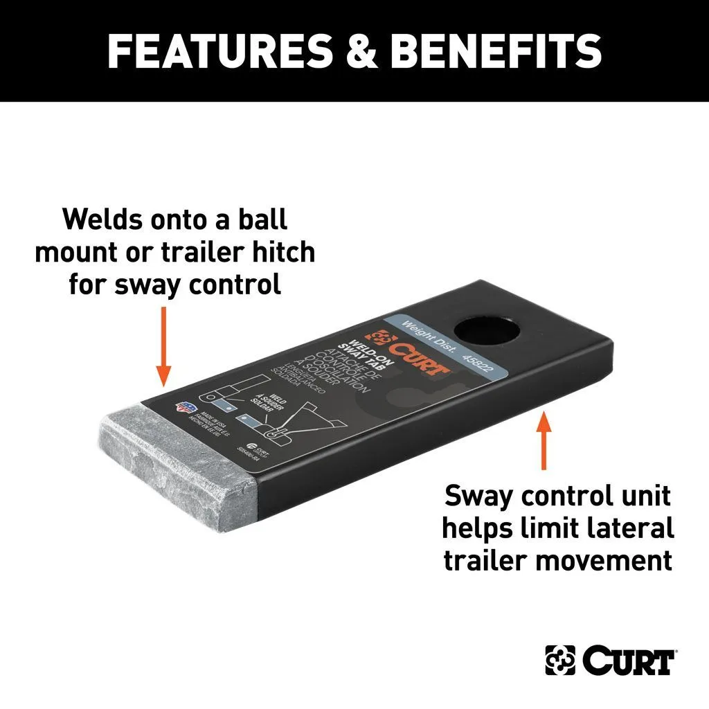 WELD-ON SWAY CONTROL TAB